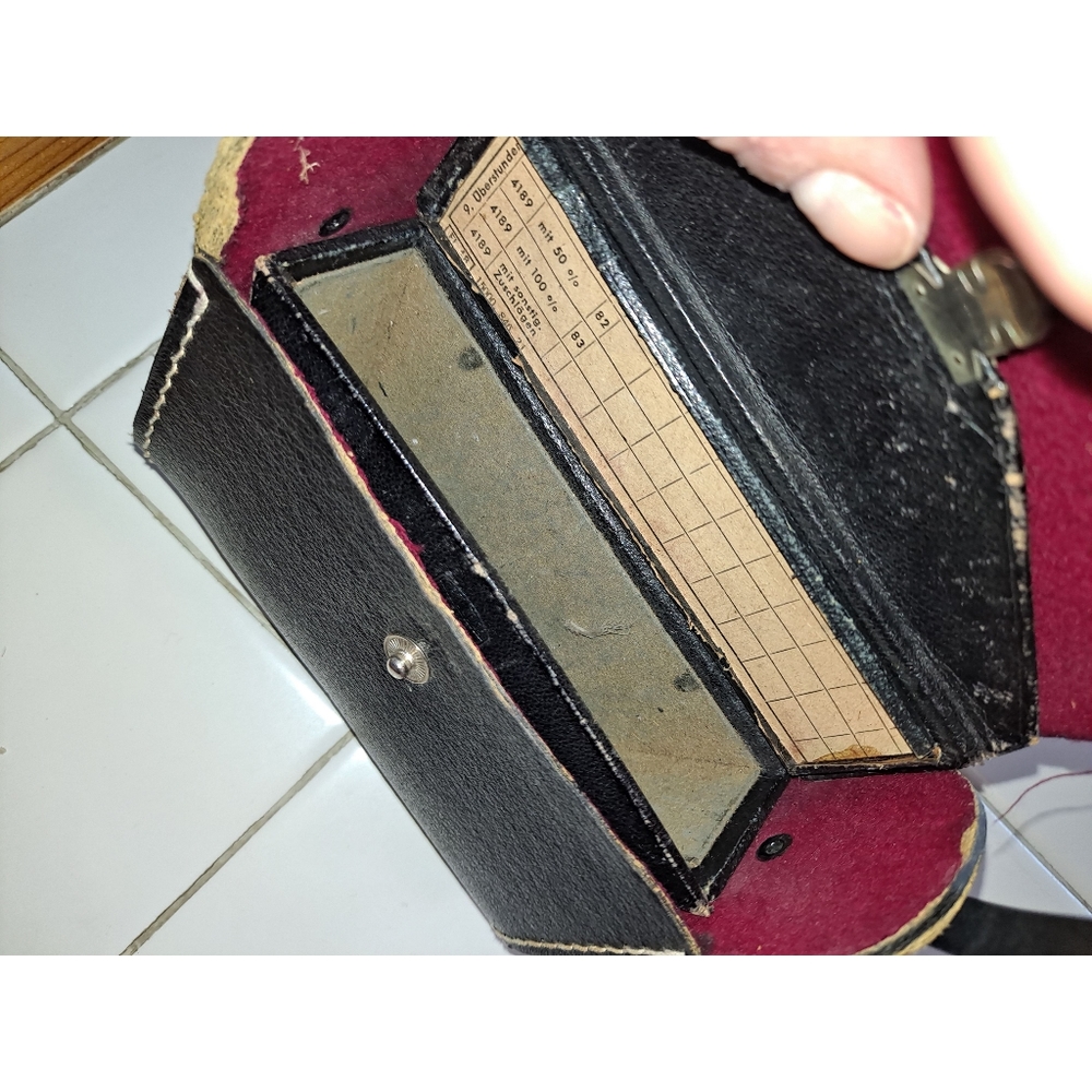 Carl Zeiss Jena black shoulder bag binocular vintage theater case purse opera - Picture 10 of 16